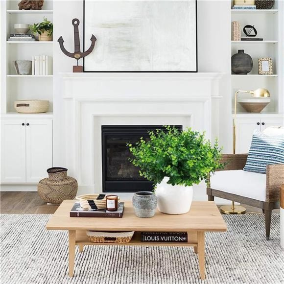 10 Pack Artificial Boxwood Stems for Outdoors No Fading Plastic Faux Plants - Picture 3 of 7